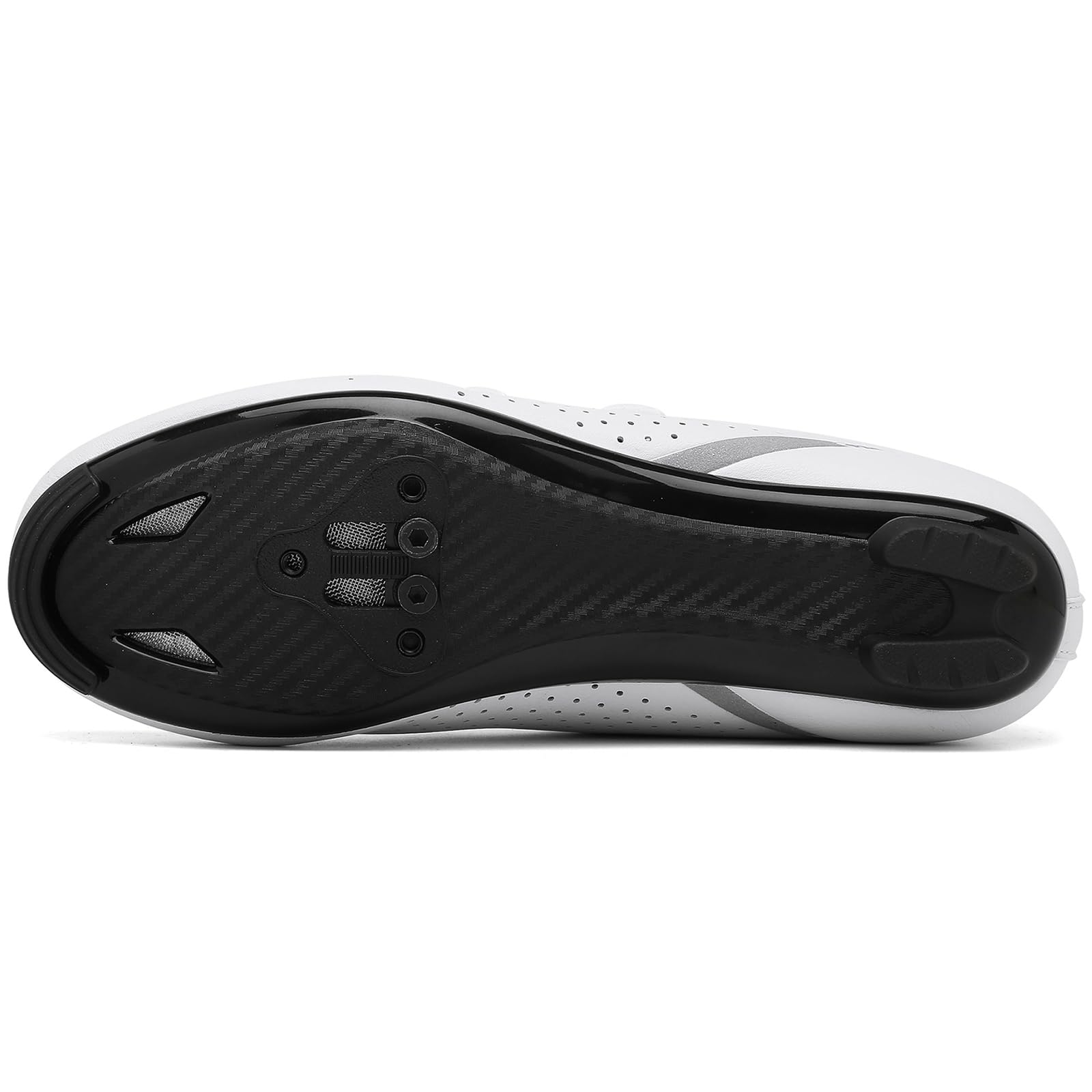Hombre Zapatillas de Ciclismo, Zapatos Bicicleta Carretera Exterior compatibles con Peloton Look SPD SPD-SL Delta Cleats Moda para Interiores Exteriores