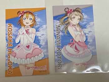ラブライブ　カフェ　南ことり　チケット風　クリアカード ラブライブ カフェ 南ことり チケット風 クリアカード 南ことり