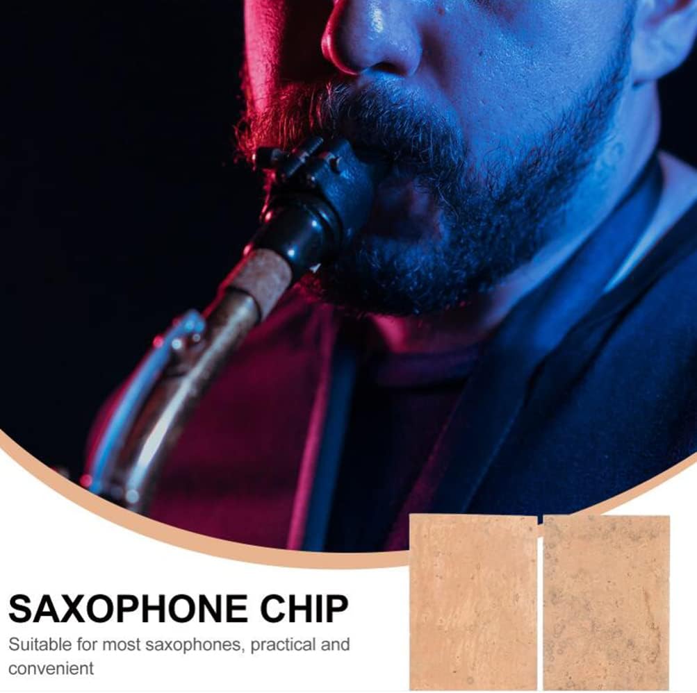 ERINGOGO Cork Sheet 3pcs Saxophone Neck Cork Trumpet Cornet Cork Pads Mats for Brass Instrument Parts Accessories Oboe : Musical Instruments