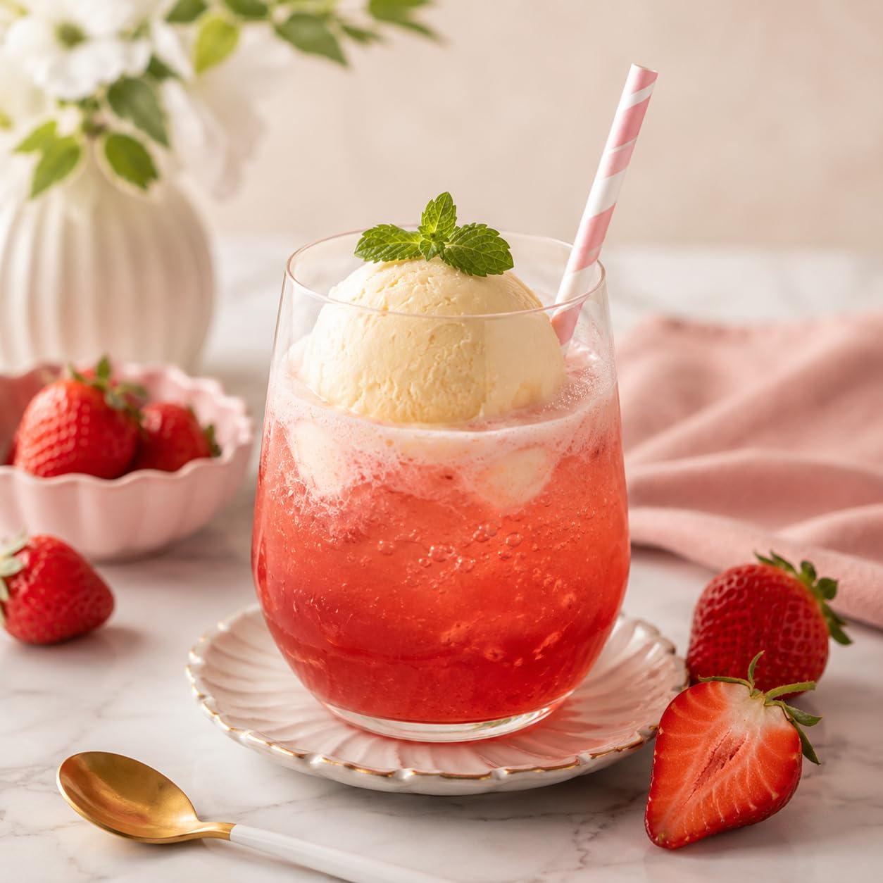 Amazon | KUZEFUKU&SONS いちごミルクの素 575ml 濃縮タイプ