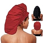 ELEBOX Premium Collection Super Jumbo Shower Cap Red