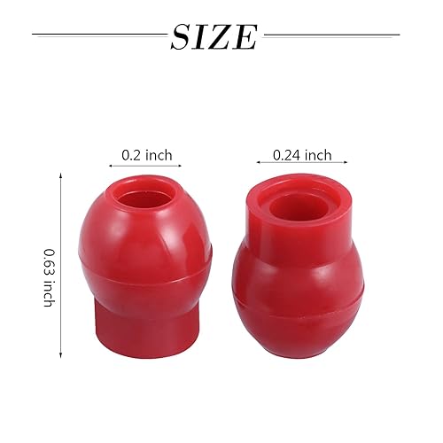 Miniatura 2 de 36 piezas de almohadillas de repuesto para estetoscopios, auriculares universales de sellado suave, 30 piezas de colores y 6 piezas transparentes