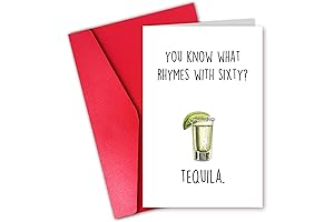 Tequila 60th Birthday Card: The Quintessential Celebration of Laughter at the Milestone