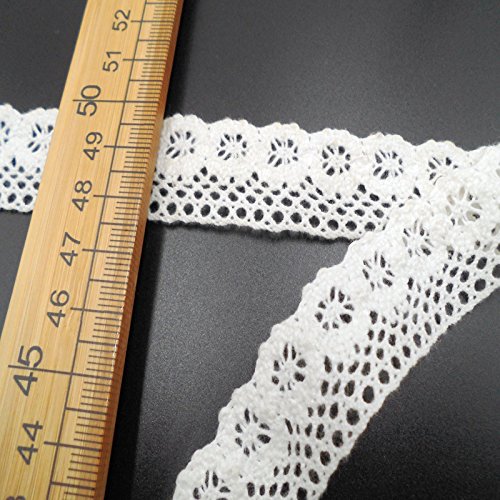 Ruban En Dentelle élastique De 10 Yards, Bordure En Dentelle Décorative