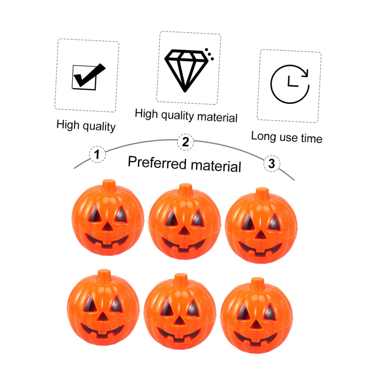 Cabilock 36 Stk Kleine Halloween-Kürbis-Requisiten Kürbis Süßigkeiten Kürbisse Halloween- Kürbis- -Kissen grusel kleidung deko Kürbisbehälter