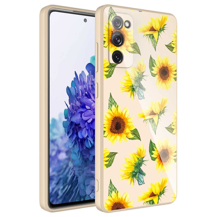 Zore Galaxy ile uyumlu S20 FE Kılıf Kamera Korumalı Desenli Sert Silikon Zore Epoksi Kapak NO2