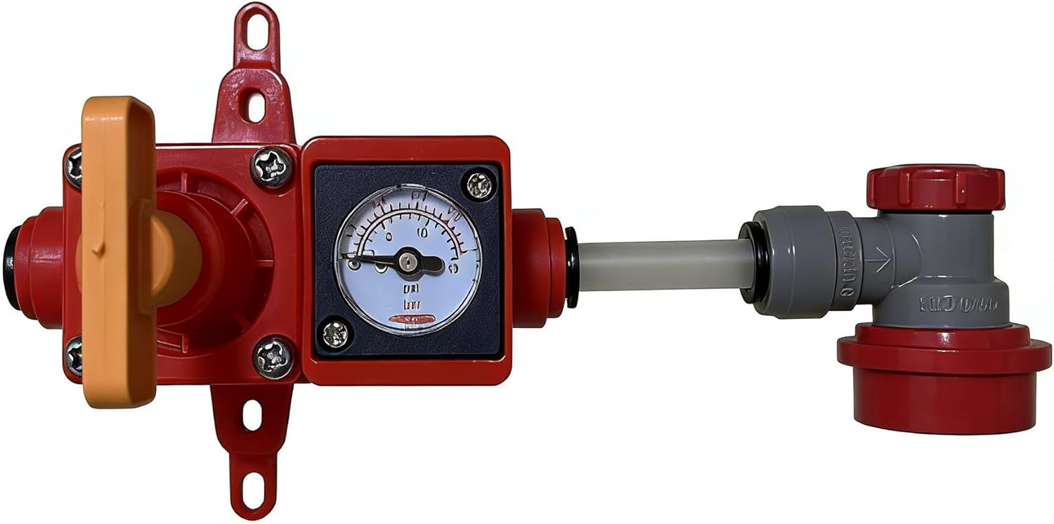 BlowTie Diaphragm Ball Lock Spunding Valve Complete Kit for Home Brewing beer corny beer (Ball Lock 0-40psi Combo Kit)