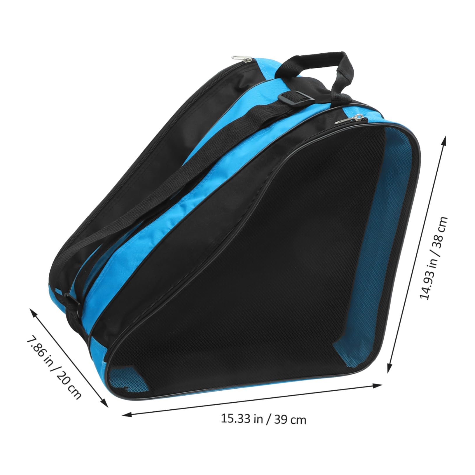 Mikikit Borsa Per Pattini a Rotelle Cerniera 2 Pezzi, Resistente e Traspirante, Custodia Porta Pattini e Scarpe Da Skate Per Trasporto e Protezione Sport All’aperto