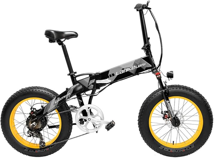 Carsparadisezone Bicicletta elettrica professionale pieghevole batteria litio 48v 3 modalit? 35 km/h display lcd ciclismo