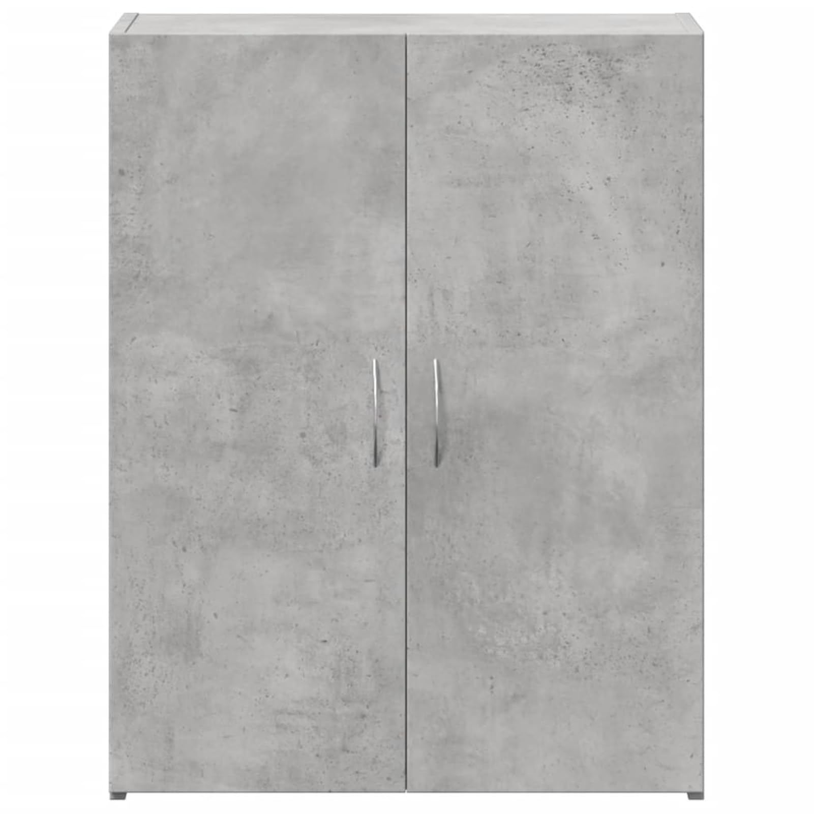 Aktenschrank aus Holzwerkstoff, Betongrau, 60 x 32 x 77,5 cm, für Büroorganisation Model840768
