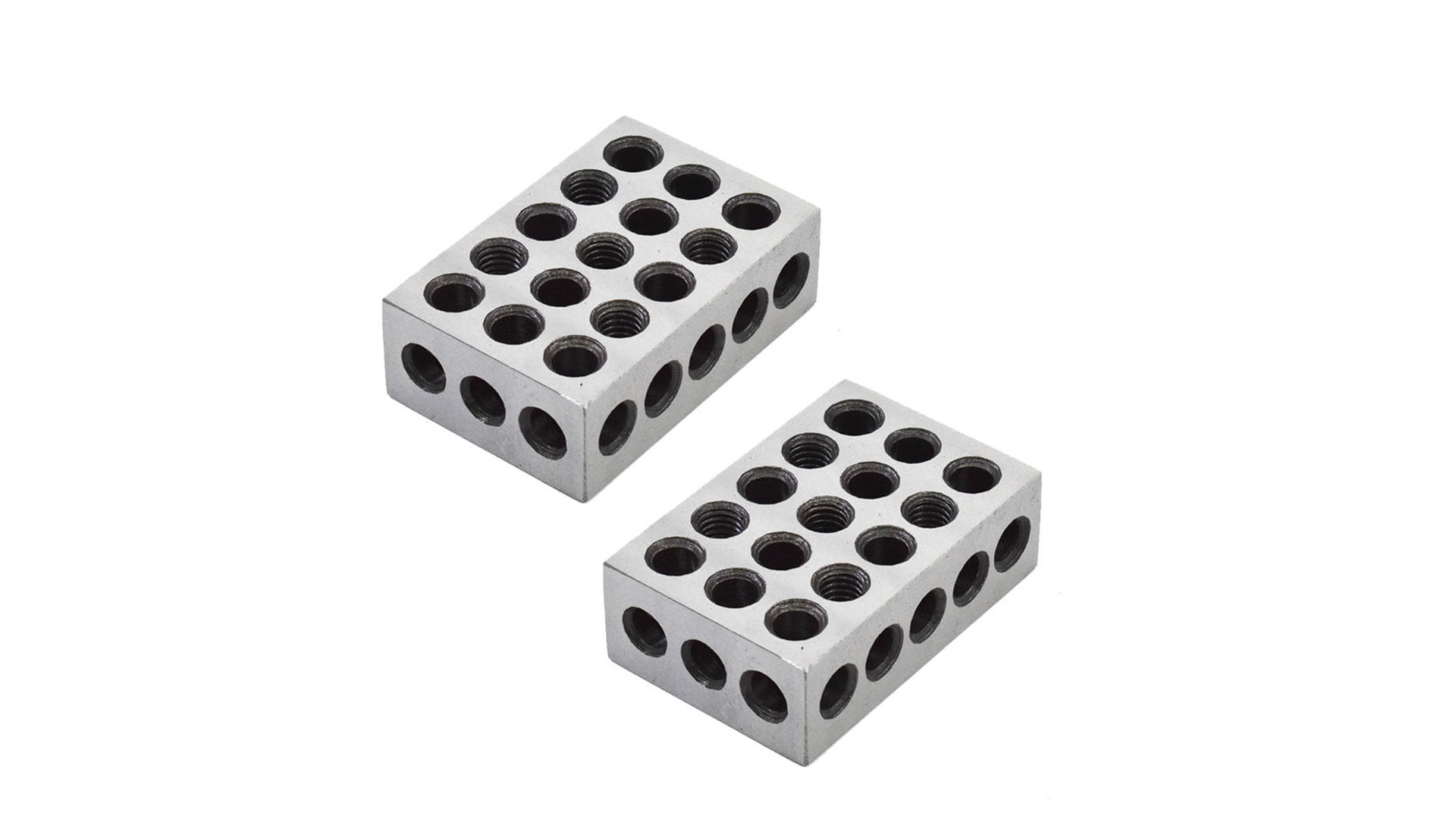 2-4-6 Blocks Matched Pair 23 Holes 0.0002 Ultra Precision Hardened