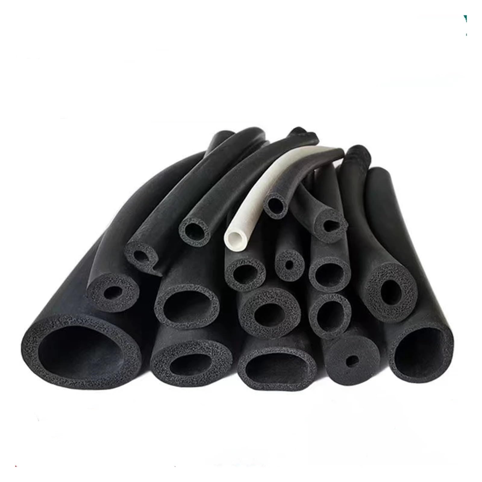 Tubo isolante in schiuma per tubazioni, Striscia isolante for tubi in schiuma ID 3-32mm Od 6-44mm 3 metri for idraulici porte auto fai da te(Id25mm Od44mm)