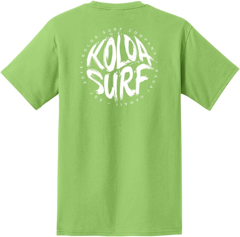 Koloa Surf Brush Logo Pocket Tees in Regular, Big & Tall