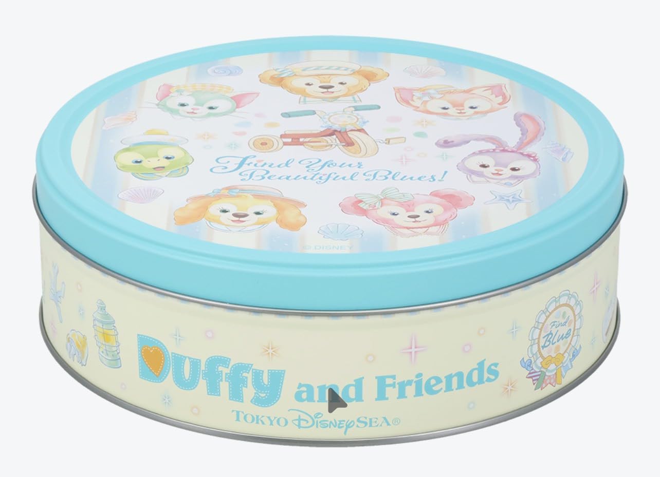 Amazon.co.jp: おせんべい 缶 「ダッフィー＆フレンズのファインド