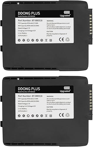 BT-000318 Batería TC70 escáner de código de barras [capacidad mejorada] para Motorola Symbol Zebra TC55 TC72 TC75 TC77 TC700H TC700K TC70X TC75X