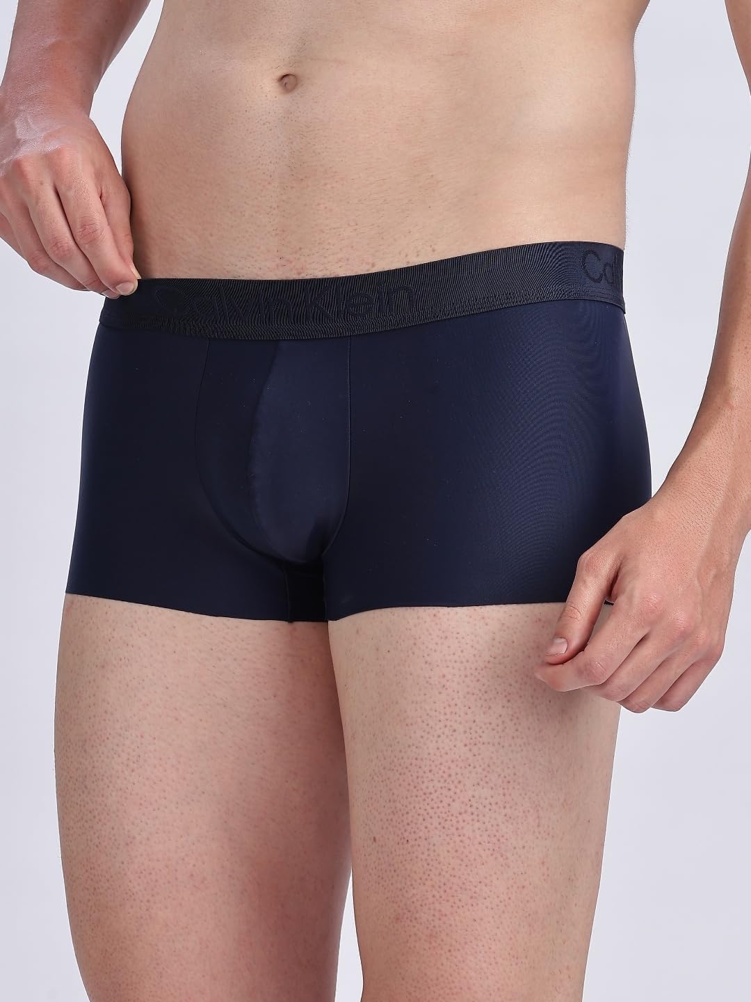 Calvin Klein CK Black-Micro Low Rise Trunks Blue Shadow M (32"-34") - Image 5