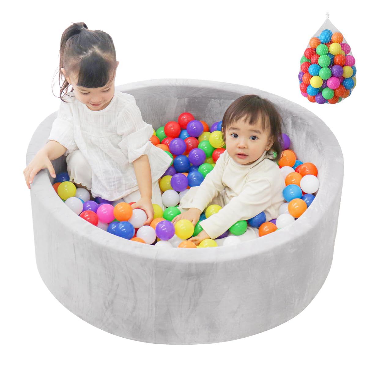 Amazon.co.jp: WEIMALL ボールプール カラーボール 100個付き ふわふわ 