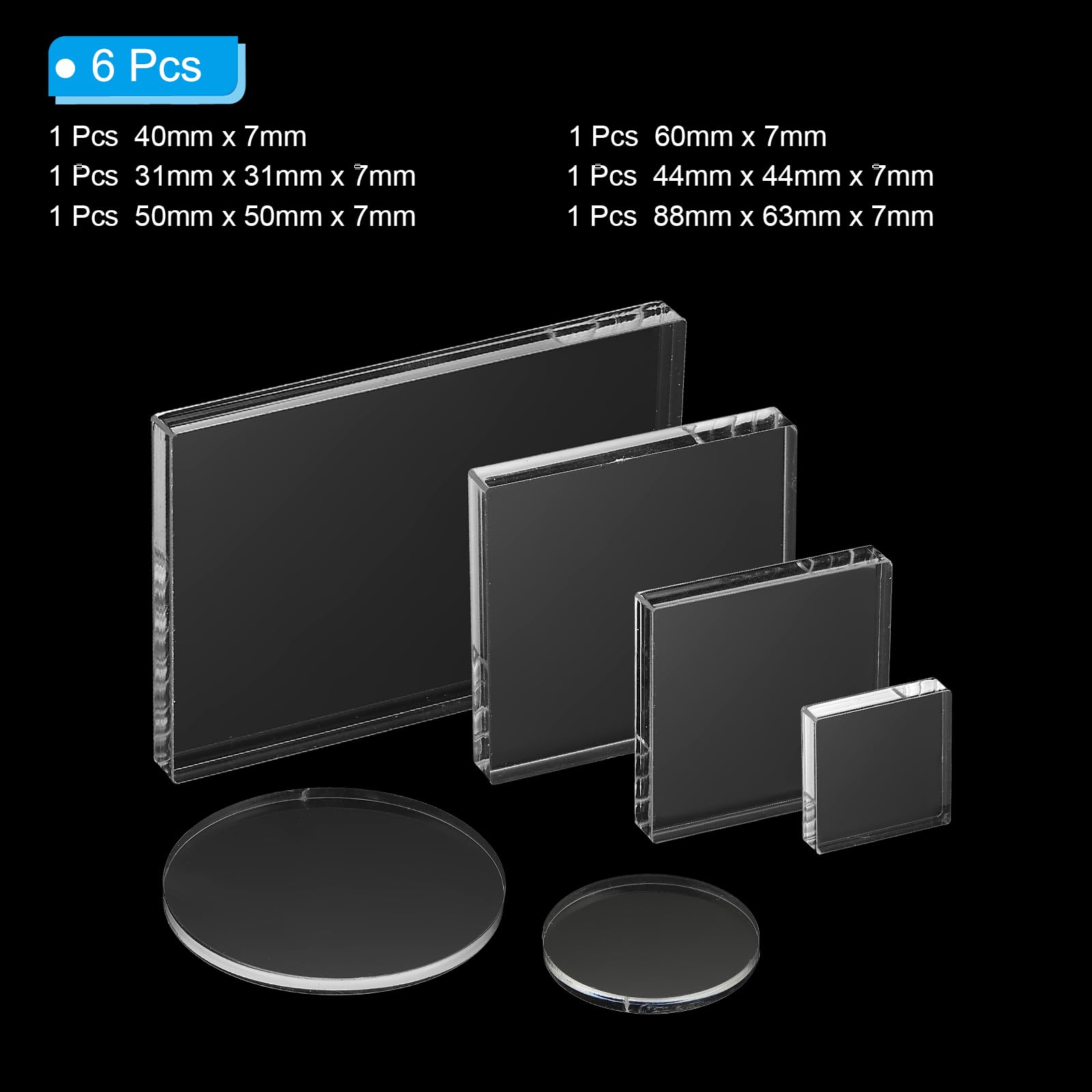 PATIKIL Acrylic Stamp Block - Image 3