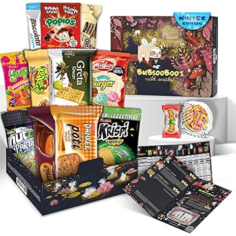 Midi International Snack Box (Fairy Tale Themed) | Snacks Variety Pack of International Treats | Foreign Snack Box Offering Unique Experience | Mix Care Pack of Turkish Candies | 12 Full-Size Snacks Cover