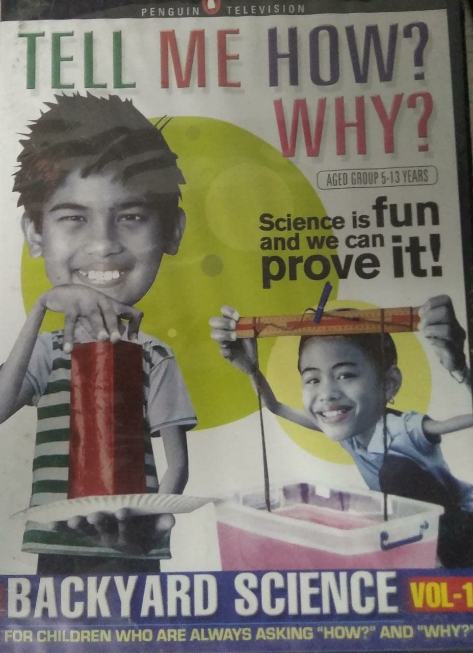 Backyard Science - Vol. 1 ( Tell Me How? Why? ) - Hindi VCD + 1 FREE CD