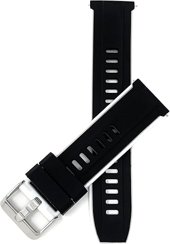 Miniatura 3 de Bandini Correa de reloj de silicona de liberación rápida para hombre para correas de reloj clásico e inteligente Correa de reloj deportivo