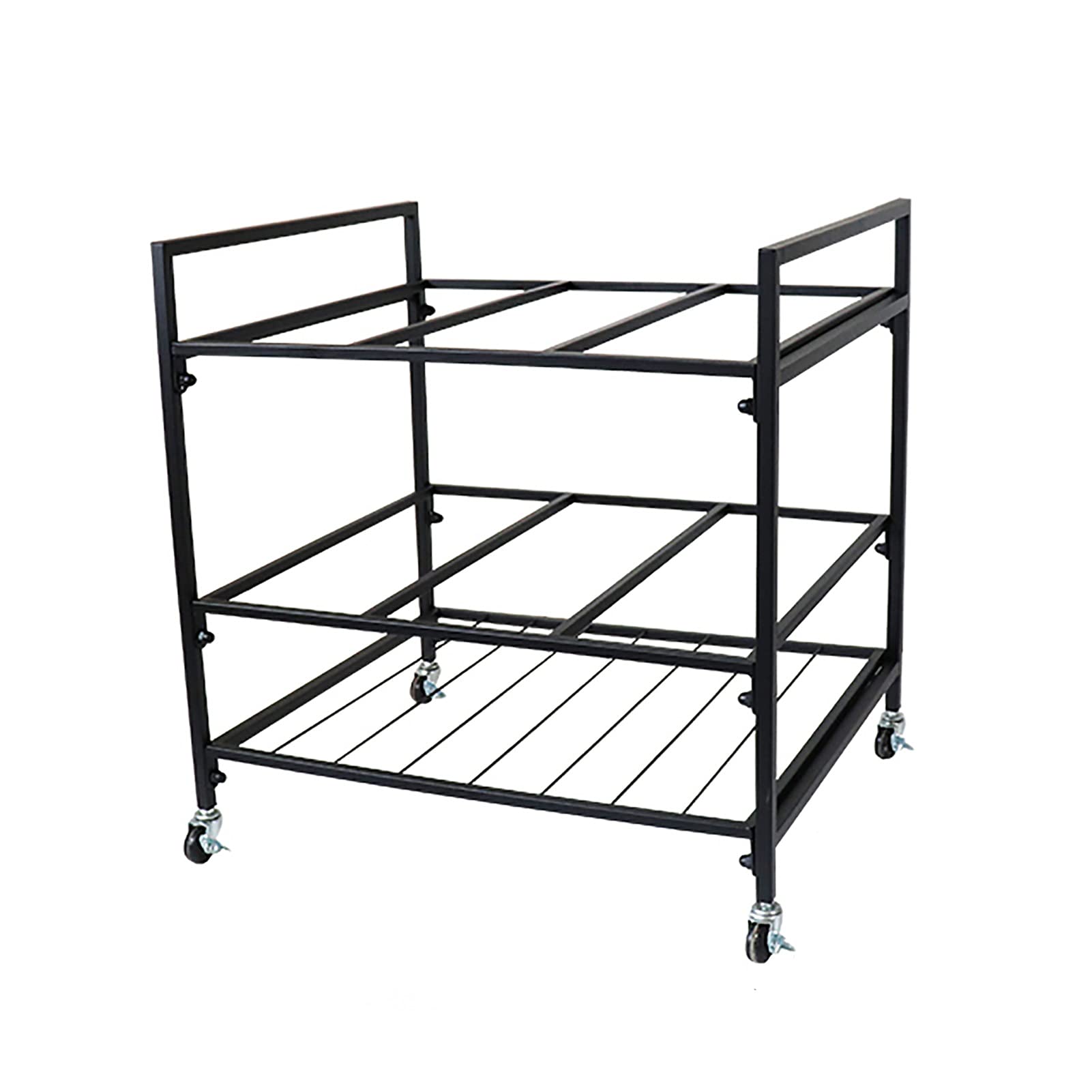Support de rangement métal noir pour libérer le sol de votre salle de gym