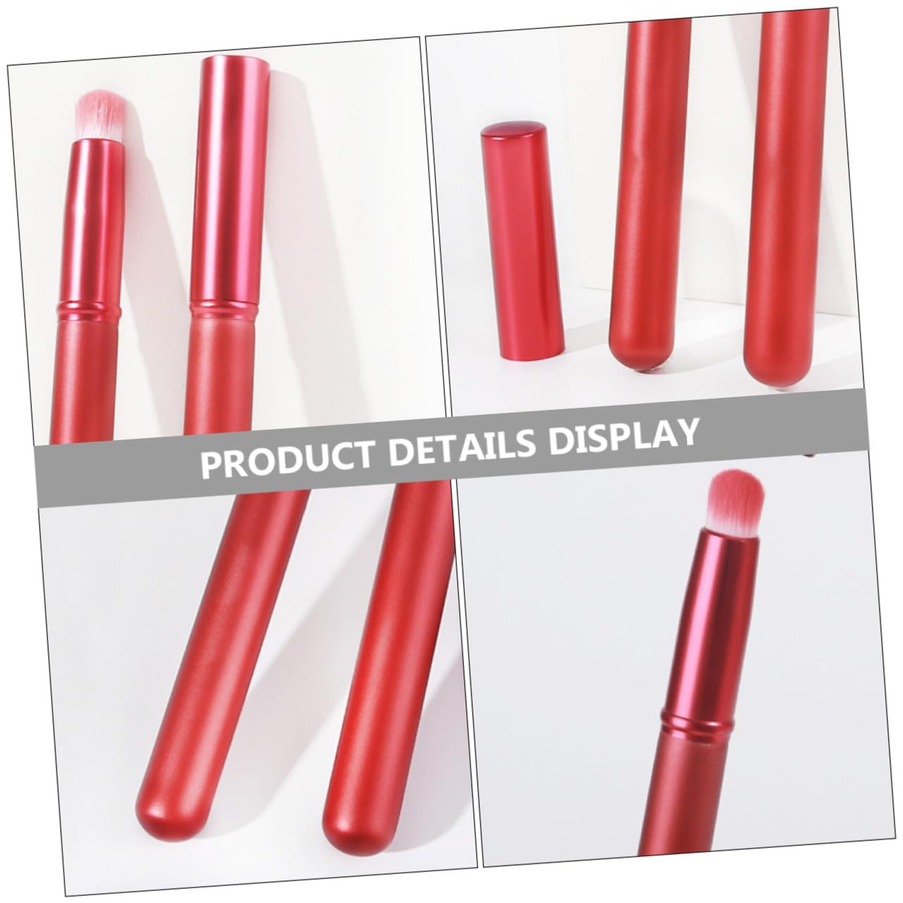 Lip Brush Concealer Brush with Cap round Head Lipstick Applicator Makeup Tool for Precise Lip Makeup and Concealing for Travel and Daily Use