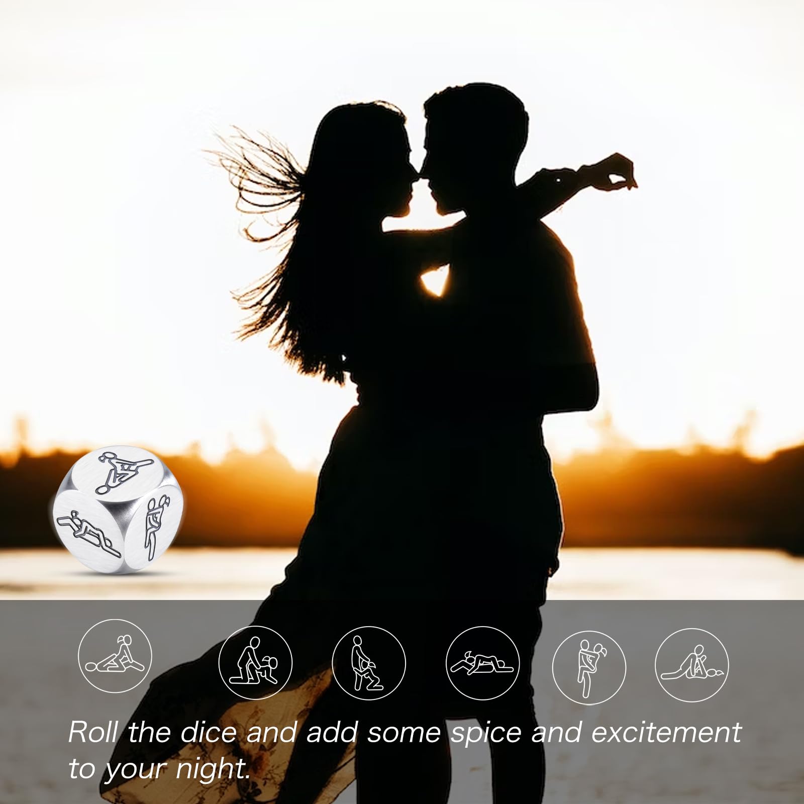 Valentines Day Gifts for Him Husband Boyfriend, Valentines Day Gifts for Her Wife Girlfriend, Valentines Day Gifts for Women, Date Night Dice Christmas Birthday Gifts for Women Anniversary for Her Him