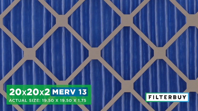 Image of Filterbuy 20x20x2 Air Filter MERV 13 Smoke & Allergy Defense (4-Pack)