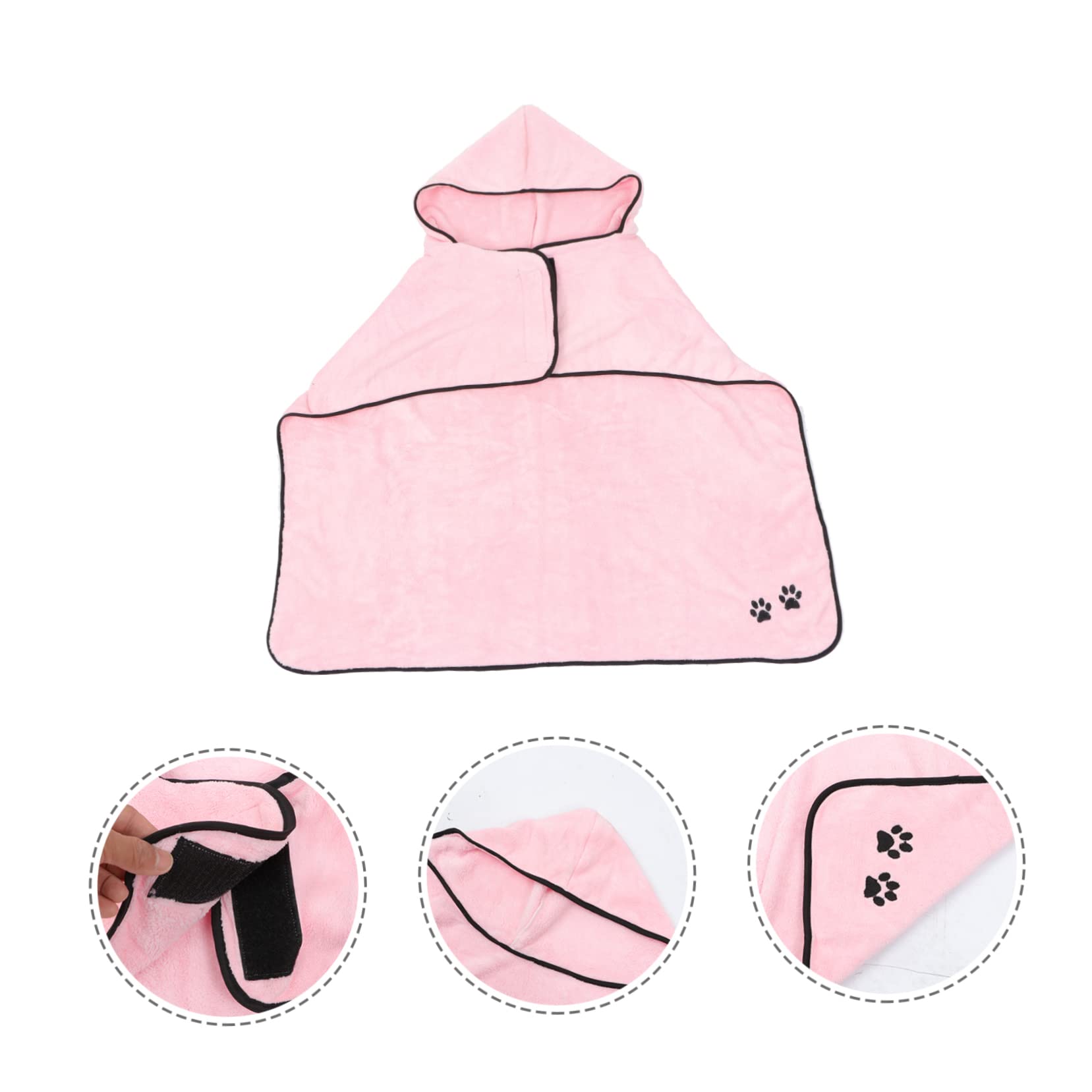 YARNOW Lot De 2 Peignoirs Super Absorbants pour Animaux De Compagnie Serviette De Bain pour Chien Et Chiot