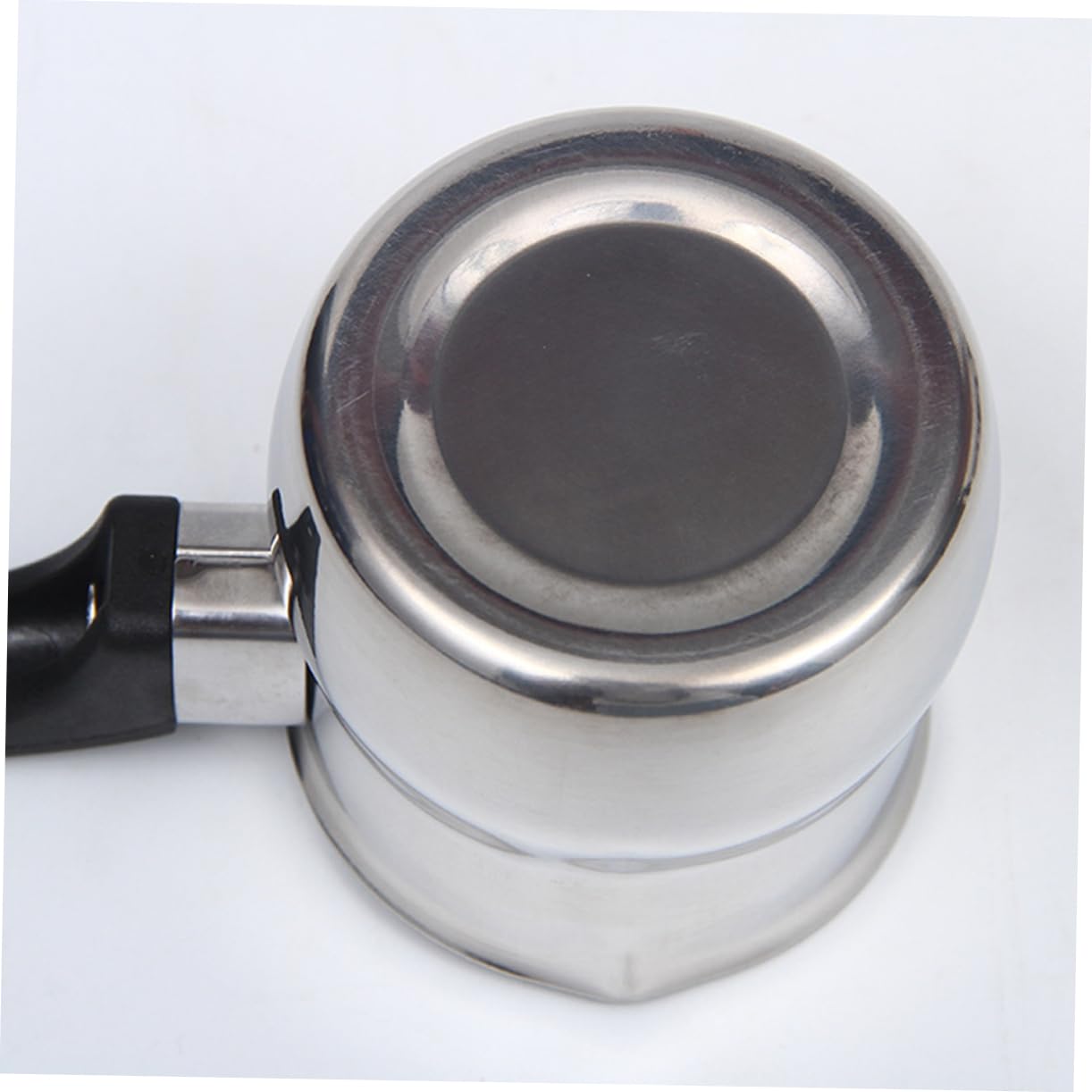 SOLUSTRE Milchaufschäumer Silberfarbener Schäumbecher Kännchen aus Edelstahl 250ml Latte Art Milchbecher mit Zylindrischer Form zum Aufschäumen und Servieren von Milch für Cappuccino
