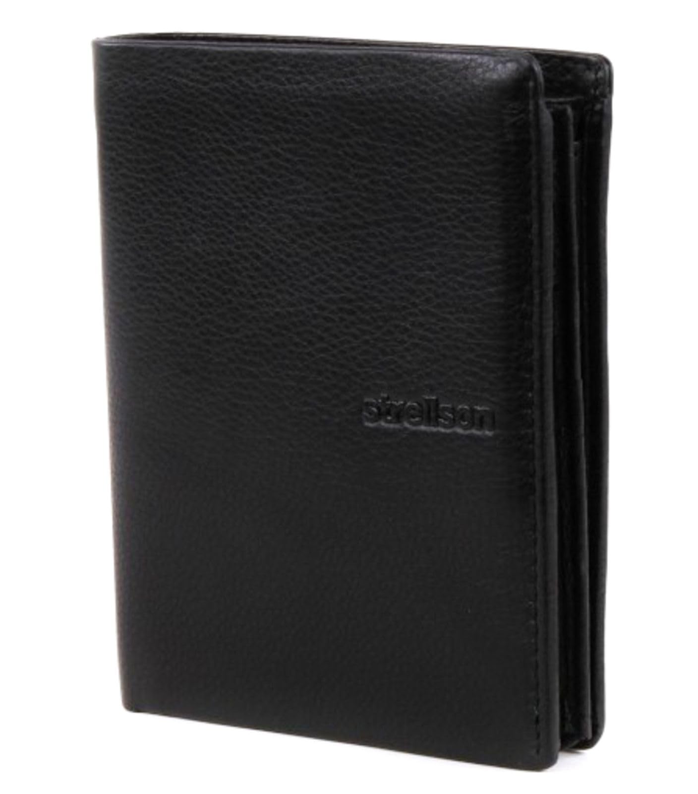 Strellson Carter BillFold V15 4010001187 Herren Geldbörsen 12x10x1 cm (B x H x T), Schwarz (black 900)