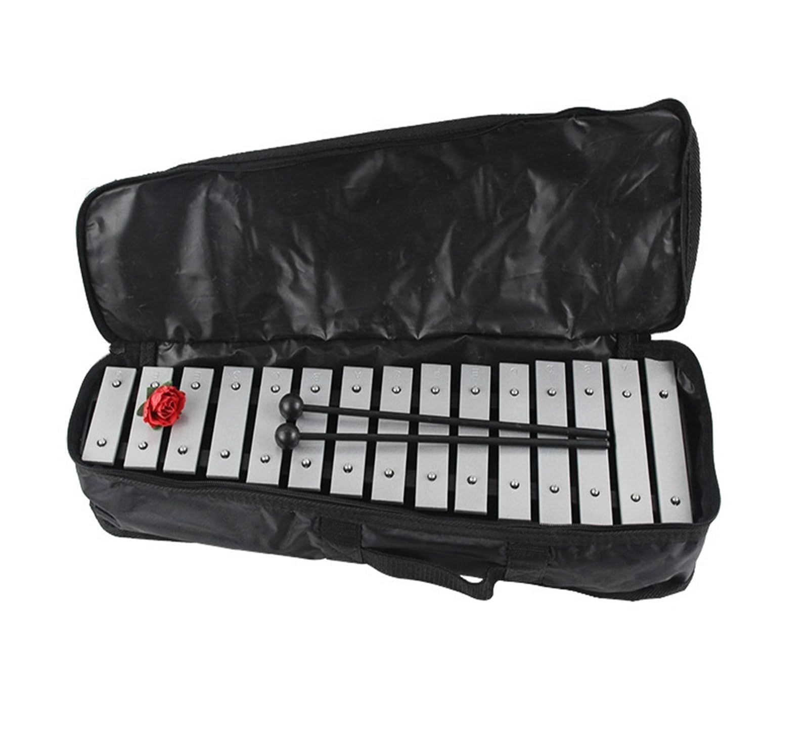 BABYCE Profesional Glockenspiel Placa De Aluminio De 15 Tonos, Piano, Música, Educación Temprana, Instrumento Musical, Estudiante Tocando Piano, Carillón De Enseñanza Celesta