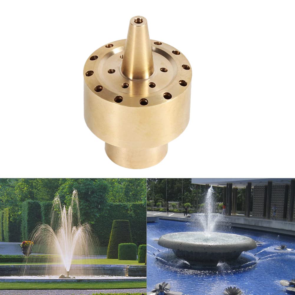 5 Pièces Buses De Fontaine En Laiton - Arroseur Éventail DN20 Pour Jardin Et Étang 50-100 KPa