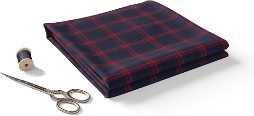 BIGREAMS Checkered Cotton Shirt Fabric for Men – 58 Inch Wide Unstitched Plaid Fabric Material for Men's Shirts, Casual & ...