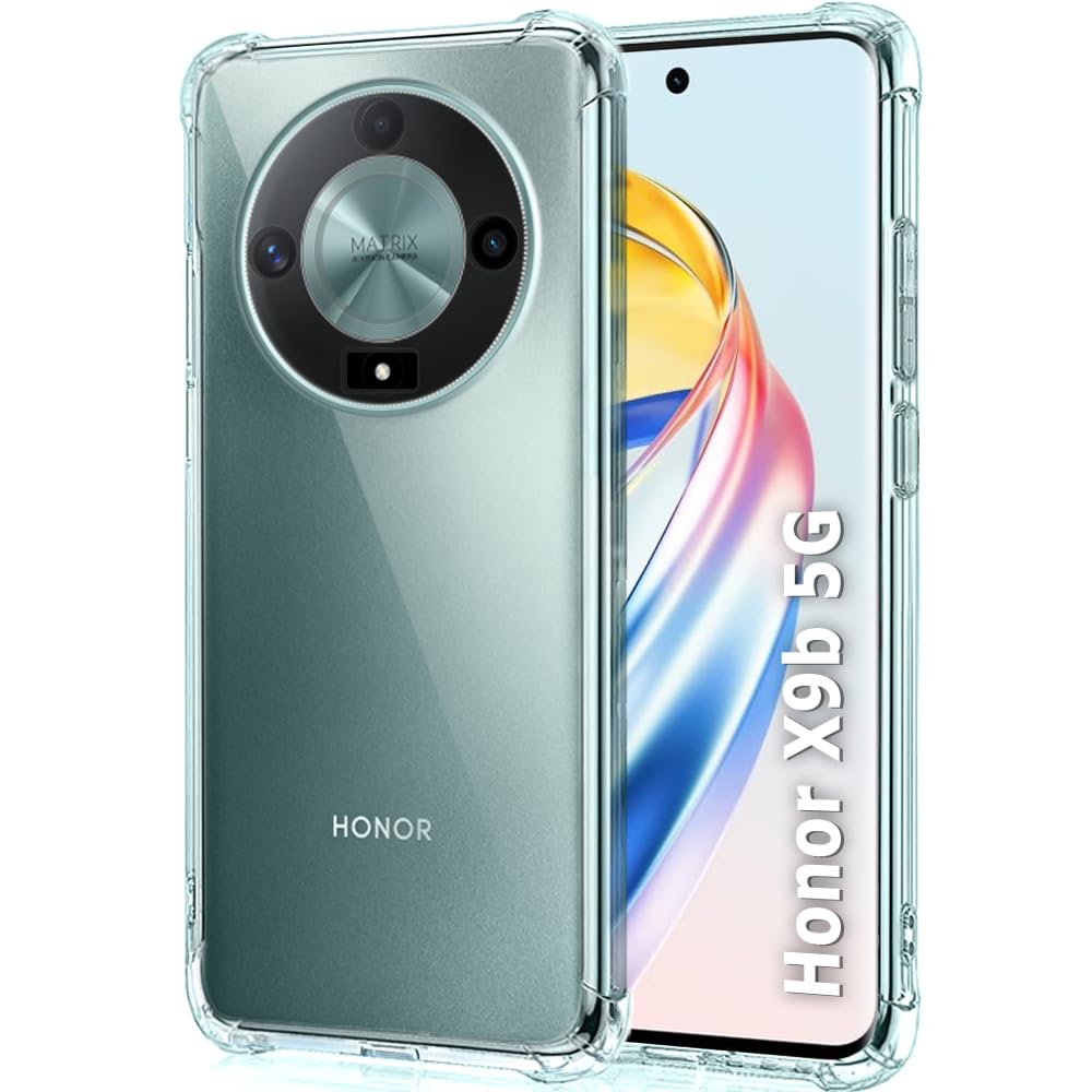 TheGiftKart Transparent Crystal Clear Back Cover Case for Honor X9B 5G | Shockproof Soft TPU Case | Cushioned Edges for Ultimate Protection Back Cover Case for Honor X9B 5G (TPU, Transparent) (B0CTMX6KXH) Amazon Price History, Amazon Price Tracker