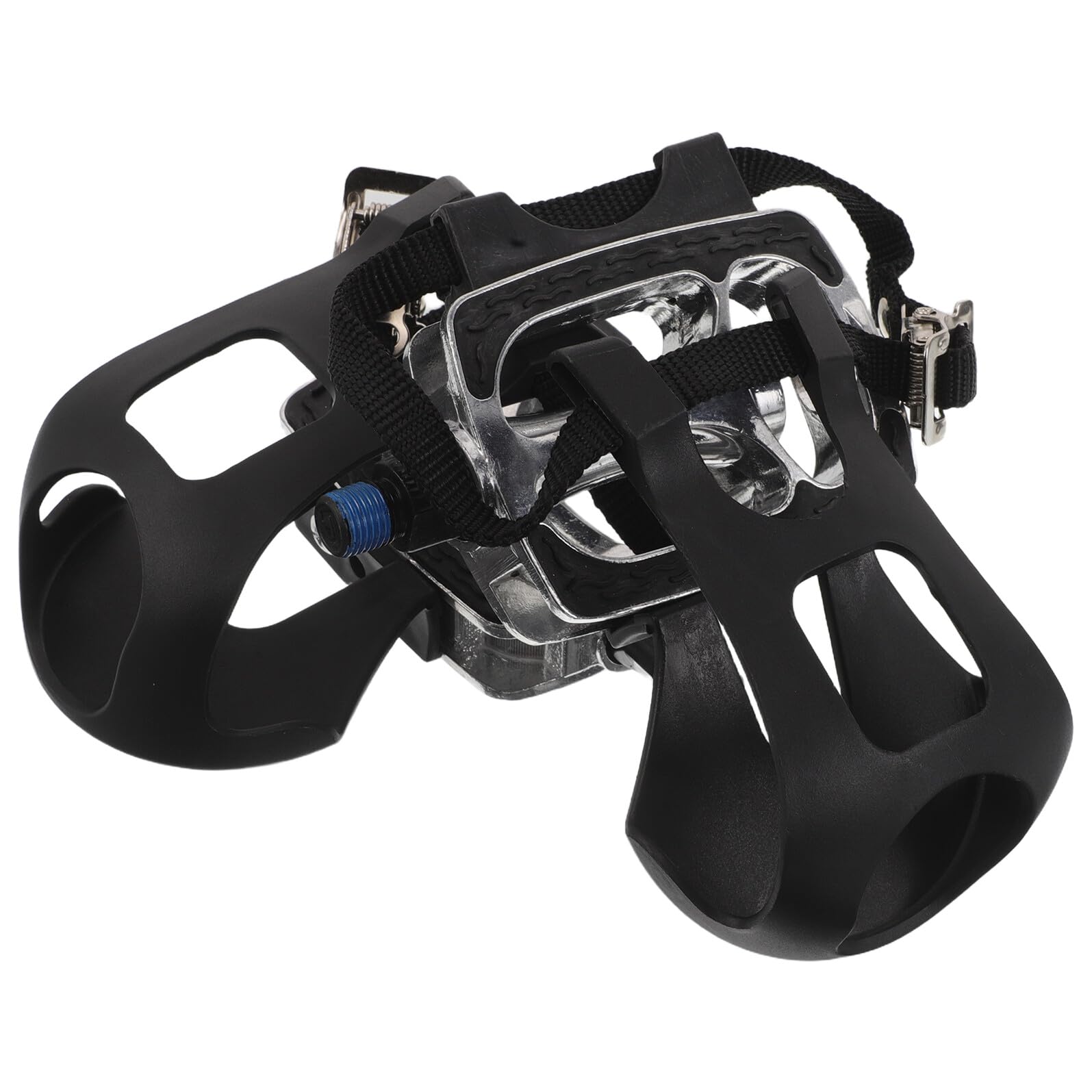 Toyvian Lot de 2 Pédales Antidérapantes pour Vélo Stationnaire, Plateforme Plate 1/2 Pouce, Accessoires Fitness Compatibles Universellement pour Vélo D’Appartement, Pièces de Rechange