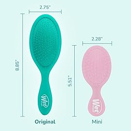 Wet Brush Original Detangler, Green Juice (Summer Quencher), Ultra-Soft IntelliFlex Bristles Glide Through Tangles, Detangling Hair Brush (Wet & Dry), Women & Men, Limited Edition