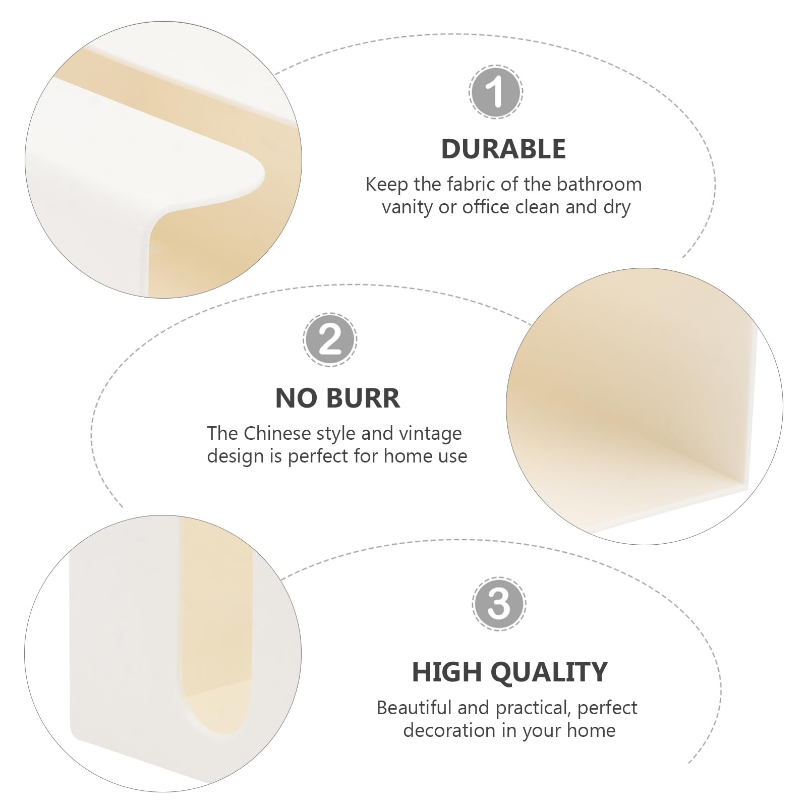 UPKOCH Distributeur de Serviettes Mural en Papier - sans Trace - Blanc