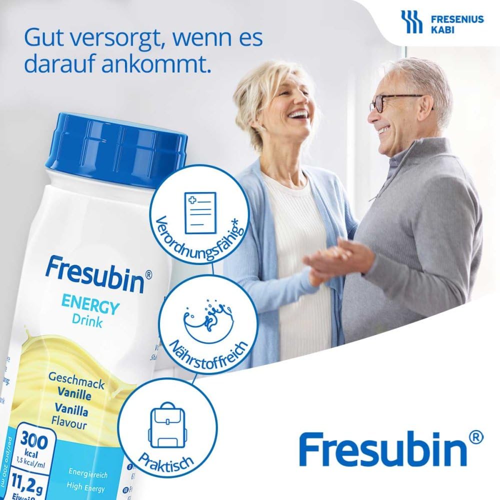 Fresenius Kabi Fresubin Energy Drink Cappuccino Trinkflasche, 6 x 4 x 200 ml, 1er Pack (1 x 5,5 kg)