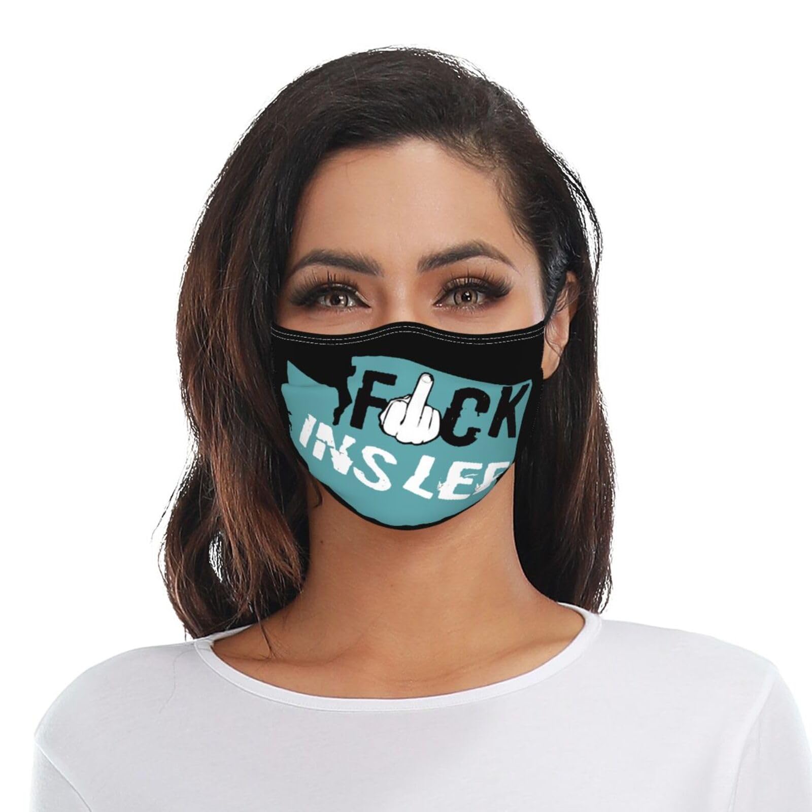 Fuck Inslee Adult Dust Mask Adjustable Dust Face with 2 Filter22