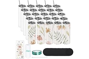 25 Pack 20 oz BaumFeuer Sublimation Tumbler