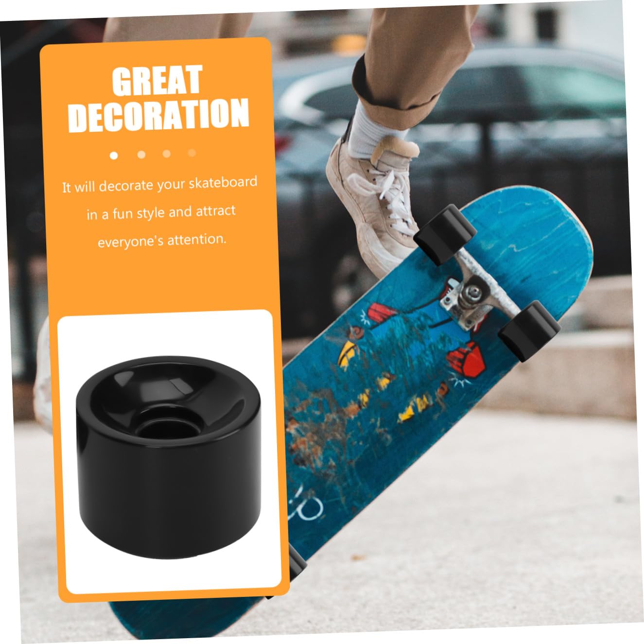 Rueda de Skate Tabla Skate patineta Skatepark Skate Park Tablas de Skate Personalizadas Rueda de Poliuretano Rueda Elegante Rueda para monopatín Ruedas de Tablas largas PU