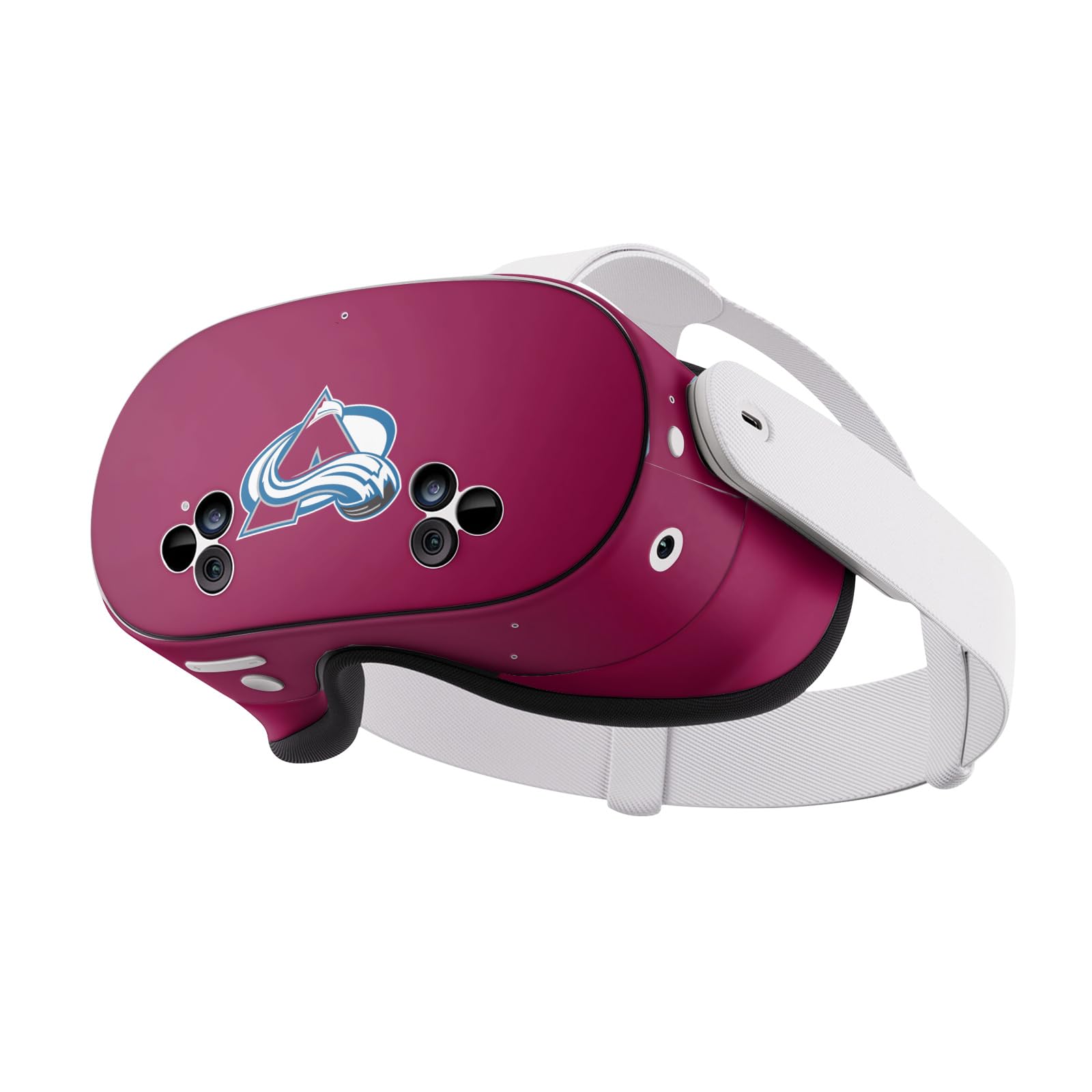 Head Case Designs Officially Licensed NHL Plain Colorado Avalanche Vinyl Sticker Skin Decal Cover Compatible with Meta Quest 3S