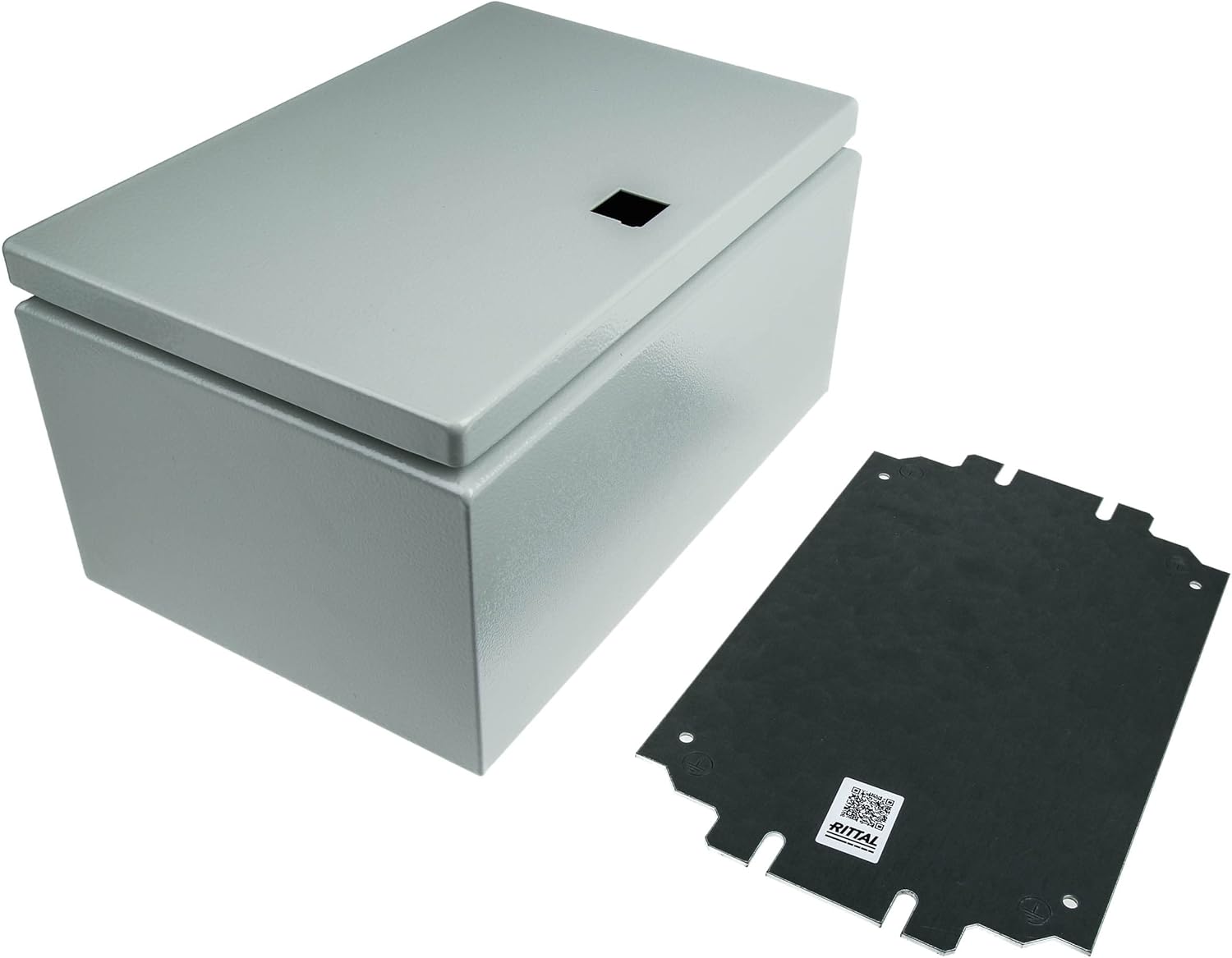 Rittal 1554000 KX 1554.000 installations, Wall housing 200 x 300 x 120 mm Sheet Steel Light Grey (RAL 7)