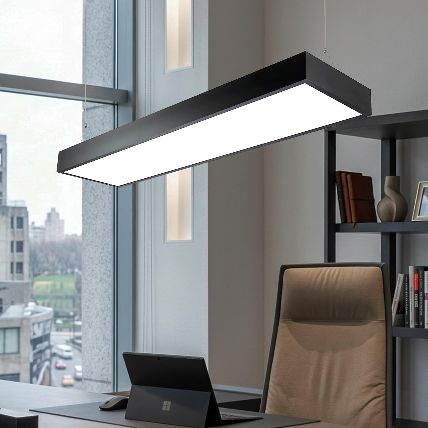 Smartway ® 75Watt Office Led Pendant Hanging Lamp (Cold White) (120 * 20 * 5)-image-2