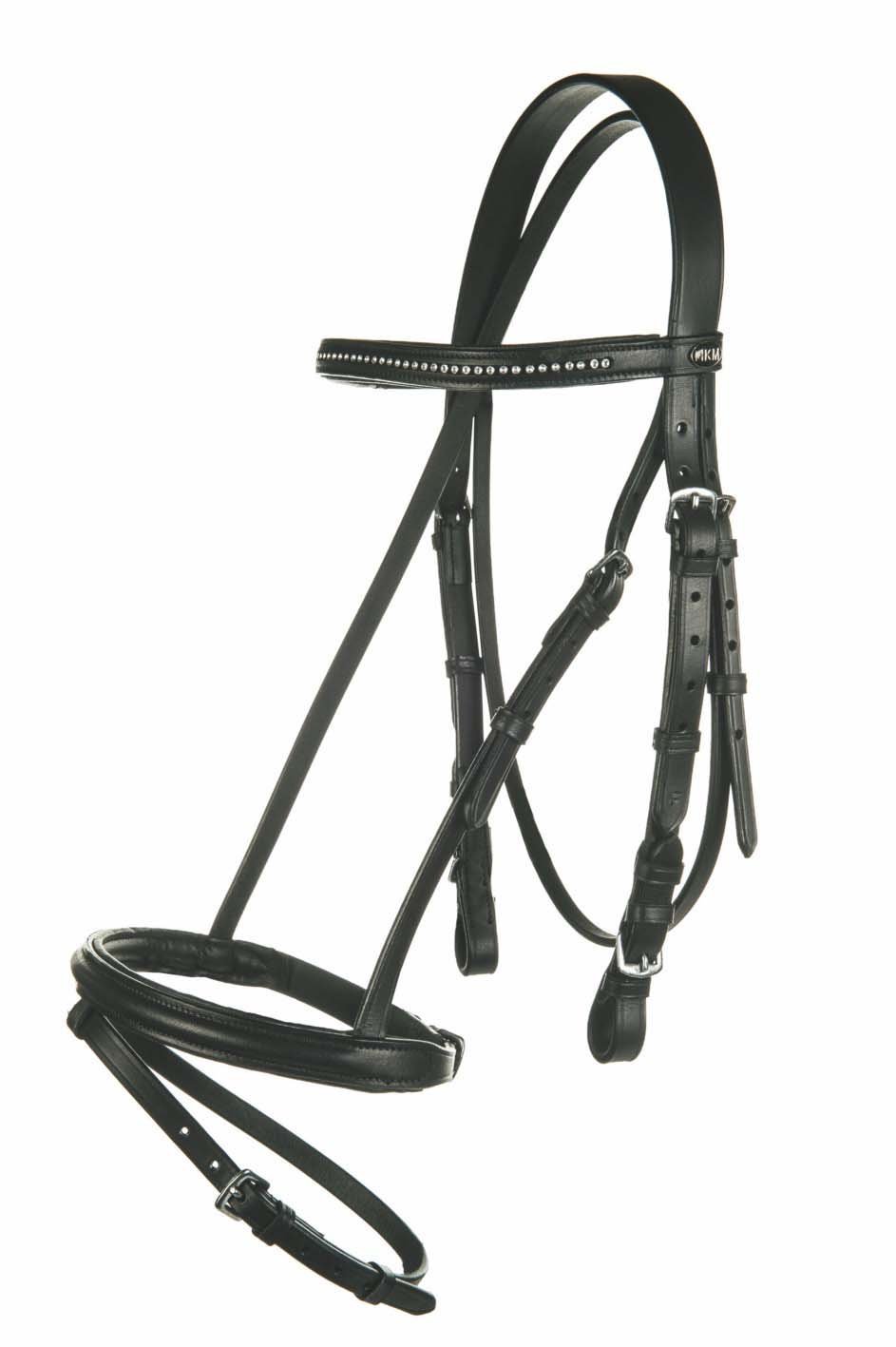 HKM Riding Bridle Economic, Black, Thoroughbred