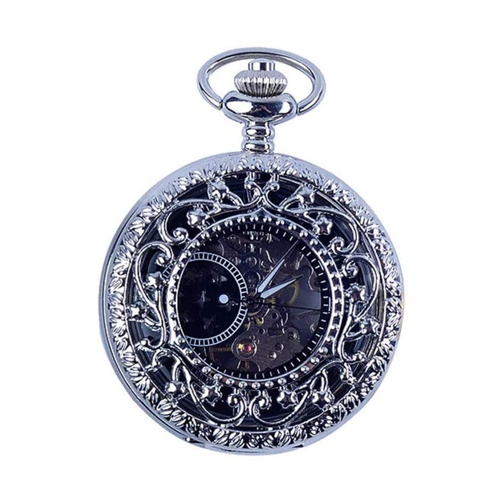 Orologi da Tasca Meccanica con Catene per Uomo da Uomo, Orologio da Tasca commemorativo per Donne e Uomini Regalo per Il Compleanno Anniversario Giorno Natale Padre
