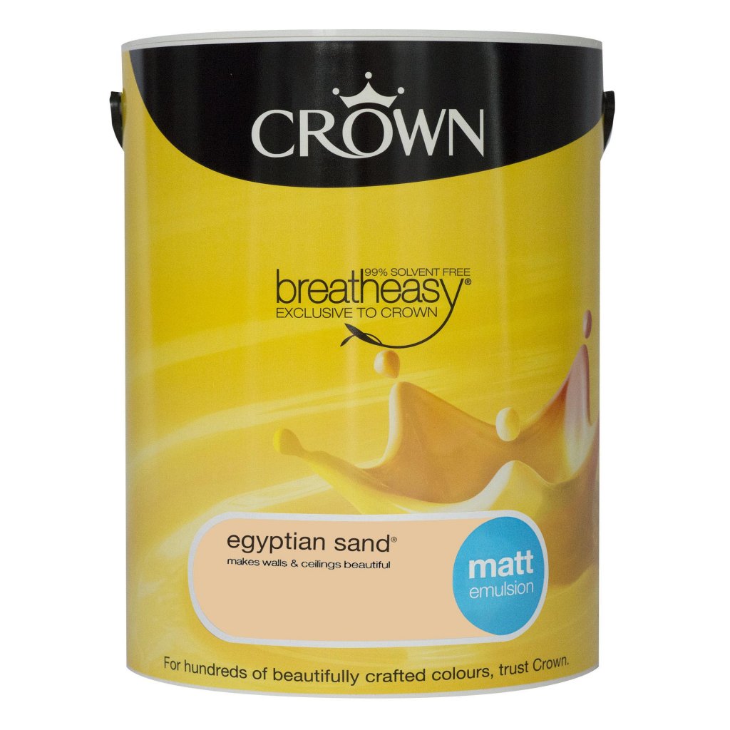 Crowntrade Egyptian Sand Crown Trade Matt Emulsion 5L