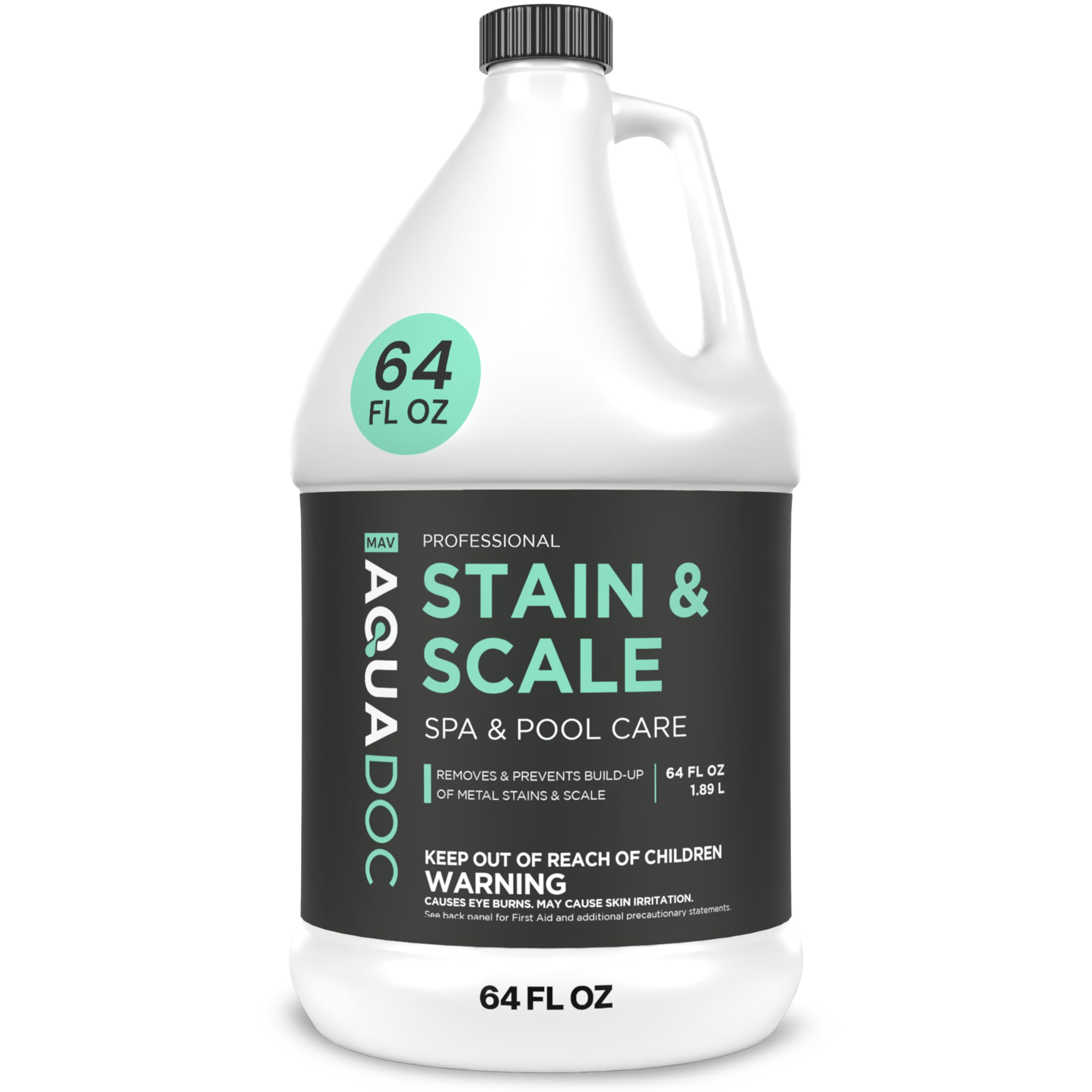 AquaDoc Pool &amp; Spa Stain and Scale Remover for Hot Tubs - 64oz